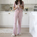 Color-New Women Clothing Printed Two Piece Suit Pajama Set Pajamas-Fancey Boutique