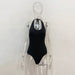 Color-Black-Summer Halter Backless Bikini Swimsuit Bodysuit Women New-Fancey Boutique
