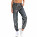 Color-Hip Hop Trousers Women Shiny Breathable Elastic Waist Casual Pants Women-Fancey Boutique