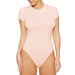 Color-Pink-Summer Casual Women Clothing Short-Sleeved Bodysuit Tight Bodysuit Bodysuit-Fancey Boutique