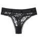 Color-Black-Women T-Back Underwear Lace T Pants Girls Cotton T-Back Sexy Ultra-Thin T Pants-Fancey Boutique