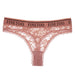 Color-Brown-Women T-Back Underwear Lace T Pants Girls Cotton T-Back Sexy Ultra-Thin T Pants-Fancey Boutique