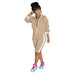 Color-Khaki-Women Clothing Summer off-Shoulder Sports Two-Piece Suit-Fancey Boutique