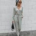 Color-Autumn Winter Casual Slim-Fit Figure Flattering Women Clothing Jumpsuit-Fancey Boutique