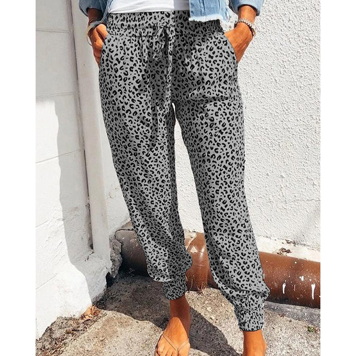 Color-Summer Women Clothing Popular Loose Floral Print Casual Pants-Fancey Boutique