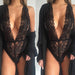 Color-See-through Three-Point One-Piece Sexy Lingerie Set Temptation See-through Sexy Sleepwear-Fancey Boutique