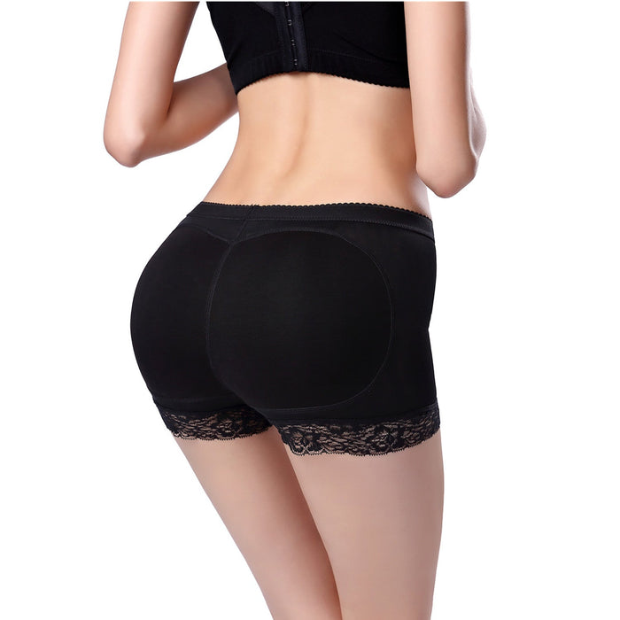 Color-Black-Lace Breathable Shaping Pants Padded Women Hip Lifting Belt Belly Contracting Underwear Corset Belt-Fancey Boutique
