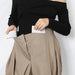 Color-Niche Wide Leg Pants Spring High Waist Ruched Casual Loose Radish Women Casual Pants-Fancey Boutique