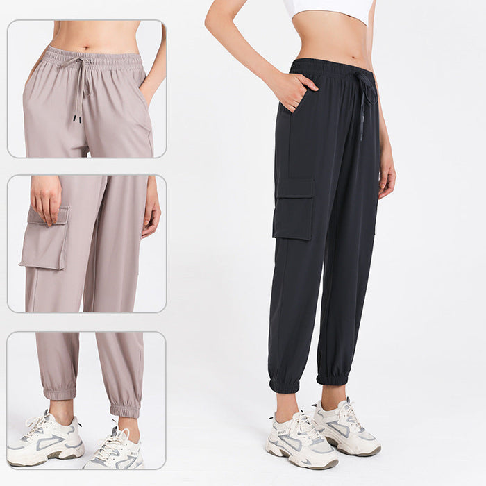 Color-Autumn Winter Sports Trousers Women Straight Loose Breathable Skinny Pants Professional Running Quick-Drying Workout Training Pants-Fancey Boutique