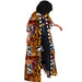 Color-Animal Pattern-Women Spring Clothing Windbreaker African Ethnic Women Coat Long Printed-Fancey Boutique