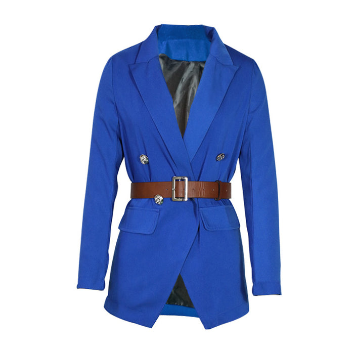 Color-Autumn Winter Women Clothing Slim Fit Casual Blazer Women Clothing-Fancey Boutique