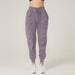 Color-Purple-Pleated Slim-Fit Fitness Sports Pants Female Loose-Fit Tappered Trousers Running Pants Casual Quick-Drying Trousers Harem Pants Thin-Fancey Boutique