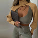 Color-Women Clothing Lantern Sleeve Turtleneck Woolen Oversleeve Solid Color Sweater For Women-Fancey Boutique