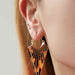 Color-Alloy Geometric Earrings-Fancey Boutique