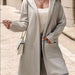 Color-S-Geometric Hooded Coat with Pockets-Fancey Boutique