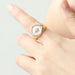 Color-One Size-White Mother-Of-Pearl Alloy Ring-Fancey Boutique