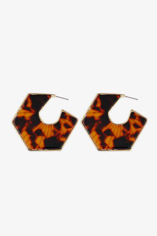 Color-One Size-Alloy Geometric Earrings-Fancey Boutique