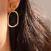 Color-One Size-18K Gold-Plated Dangle Earrings-Fancey Boutique