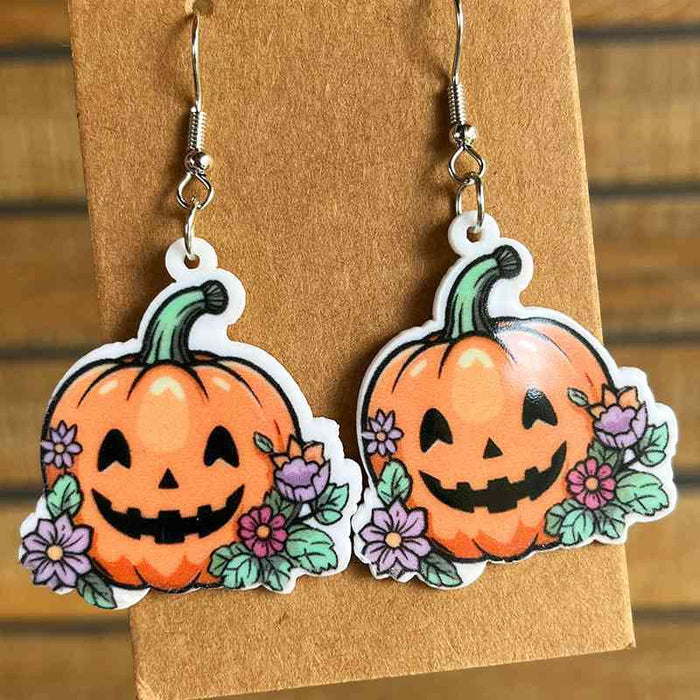 Color-One Size-Halloween Theme Acrylic Dangle Earrings-Fancey Boutique