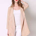 Color-Full Size Open Front Longline Trench Coat-Fancey Boutique