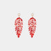 Color-One Size-Leaf Shape Dangle Earrings-Fancey Boutique