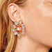 Color-Geometrical Shape Glass Stone Dangle Earrings-Fancey Boutique