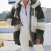 Color-S-Color Block Zip-Up Hooded Jacket-Fancey Boutique