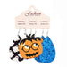 Color-One Size-Teardrop Shape Halloween Theme Dangle Earrings-Fancey Boutique