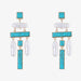 Color-One Size-Turquoise Alloy Earrings-Fancey Boutique