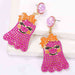 Color-Smiling Ghost Shape Synthetic Pearl Earrings-Fancey Boutique