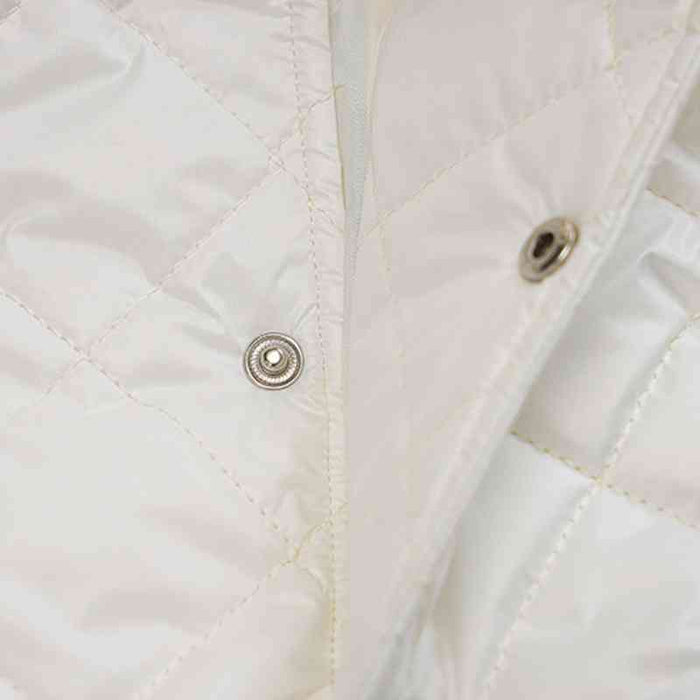 Color-Snap Down Baseball Collar Jacket-Fancey Boutique