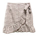 Color-Women Clothing High Waist Lace-up Skirt Ruffled Irregular Asymmetric Pattern Print Zip Skirt-Fancey Boutique