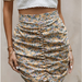 Color-Summer Slim Fit Skirt Floral Sheath Pleating Skirt Women-Fancey Boutique