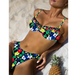 Color-Multi-1-Ruffle bikini Print swimsuit women Push up 2 pieces set Sexy swimwear Women Underwired bathing suit swimming suit-Fancey Boutique