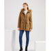 Color-New Size Fleece Lined Coat Hooded Fur Collar Winter Warm Coat Plus Size Women Cotton-Padded Jacket-Fancey Boutique