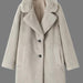 Color-S-Faux Fur Button Up Lapel Neck Coat with Pocket-Fancey Boutique