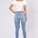 Color-High Waist High Elastic Volume Product Ripped Pencil Tappered Jeans-Fancey Boutique