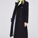 Color-Autumn Trench Coat Women Long Trench Coat Popular Slim Fit Solid Color Non-Wrinkle Coat-Fancey Boutique