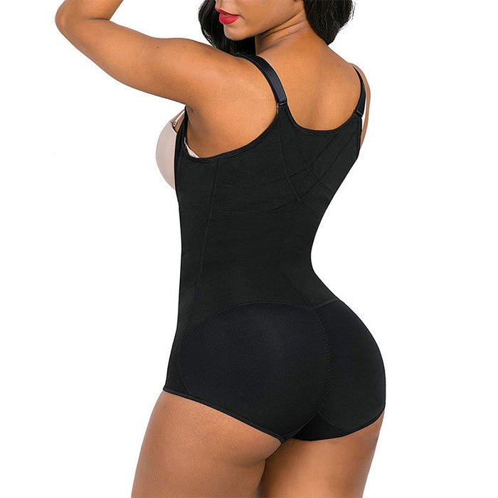 Color-One Piece Seamless Body Shaper Female Postpartum Belly Contracting Slim-up Pants Burning Exercise Corset Underwear-Fancey Boutique
