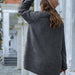 Color-Long Sleeve Teddy Coat with Pockets-Fancey Boutique