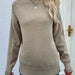 Color-Autumn Winter New Solid Color Sweater Turtleneck Pullover Loose Women Clothing Solid Color Autumn Winter Turtleneck Sweater-Fancey Boutique