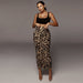 Color-Leopard Print Snake Print Plus Size High Waist Skirt Split Long Skirt Hip Skirt for Women Summer-Fancey Boutique