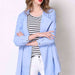 Color-Full Size Open Front Longline Trench Coat-Fancey Boutique