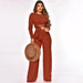 Color-Autumn Winter Casual Suit Solid Color Knitting Suit-Fancey Boutique