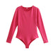 Color-Spring Bodysuit Slim Fit Bottoming Top-Fancey Boutique