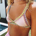 Color-Hand Crocheted Bikini Knitted Stitching Swimsuit Set-Fancey Boutique