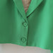 Color-Autumn Women Clothing Green Short Suit Business Suit Shorts-Fancey Boutique