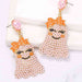 Color-Smiling Ghost Shape Synthetic Pearl Earrings-Fancey Boutique