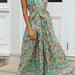 Color-Summer Women Clothing Positioning Printed Belt Loose Wide-Leg Suspender Bohemian Jumpsuit-Fancey Boutique