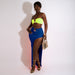 Color-Women Clothing Summer Bandeau Sexy Irregular Asymmetric Skirt Set-Fancey Boutique